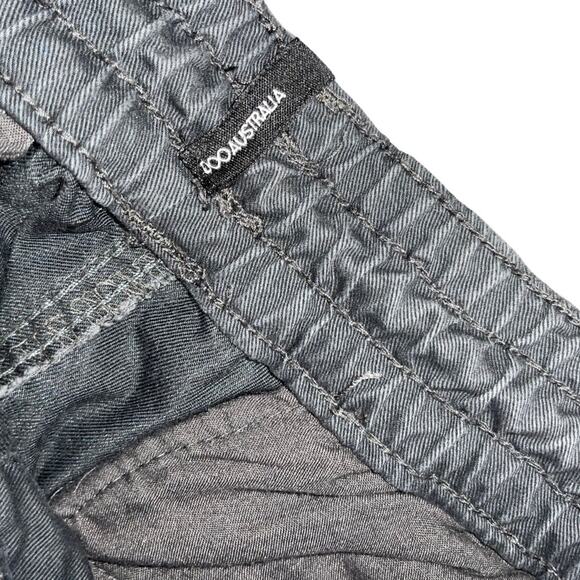 DOO Australia Men's Jogger Twill 22 Pants Ankle Size Gray Pull on Drawstring - Picture 3 of 4